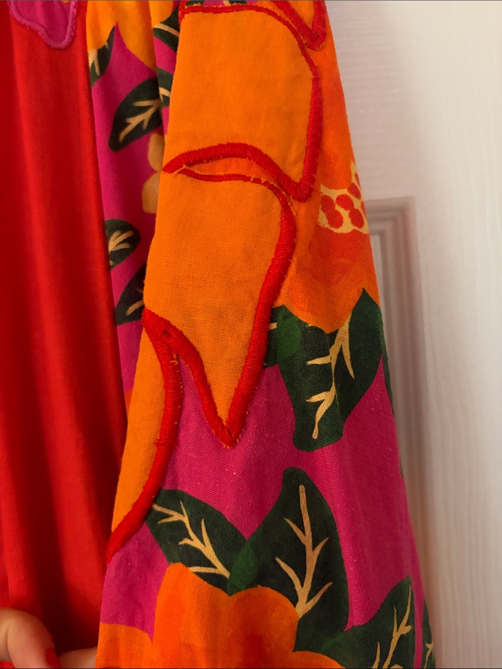 Farm Rio Sunset Patchwork Maxi Dress - Flawed - please read - Picture 16 of 16